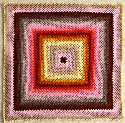 Giant Granny Square Afghan Pattern Giant Granny Square Afghan Pattern