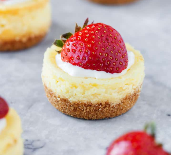 5-Ingredient Mini Cheesecake Recipe 5-Ingredient Mini Cheesecake Recipe