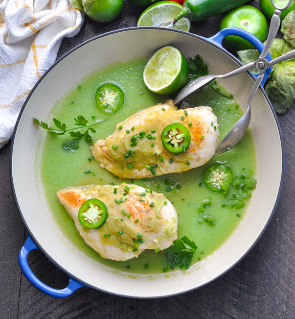 5-Ingredient Tomatillo Chicken Recipe 5-Ingredient Tomatillo Chicken Recipe