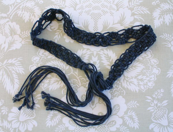 Easy Macrame Belt Easy Macrame Belt