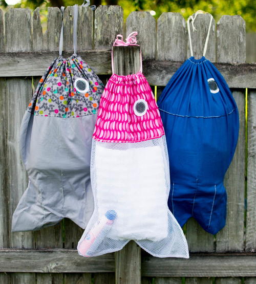 Smells Fishy Drawstring Laundry Bags Pattern Smells Fishy Drawstring Laundry Bags Pattern
