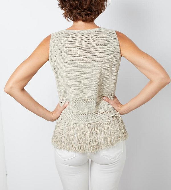 Fringe Tank Top Crochet Pattern Fringe Tank Top Crochet Pattern