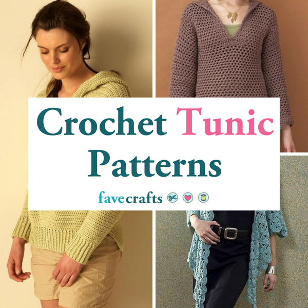 crochet tunic dress