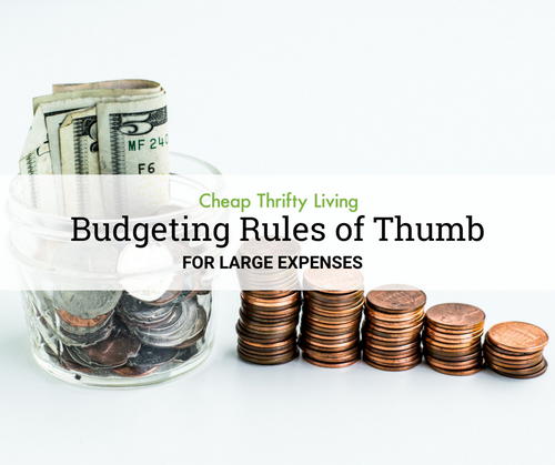 Budgeting Rules of Thumb Budgeting for Beginners