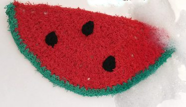 Watermelon Scrubby Crochet Tutorial