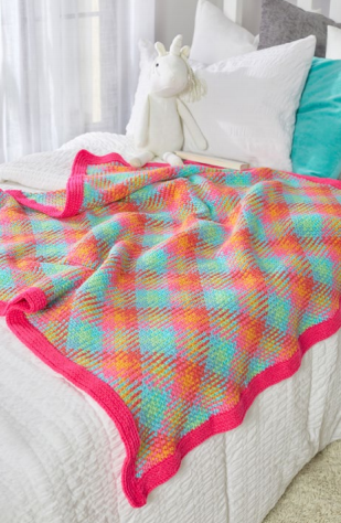 Plaid Planned Pooling Blanket Plaid Planned Pooling Blanket
