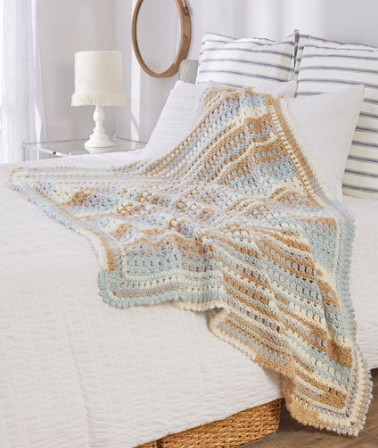 Summer Breeze Beachy Throw Pattern