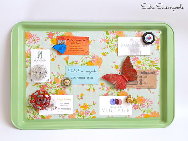 Cookie Sheet DIY Memo Board Cookie Sheet DIY Memo Board