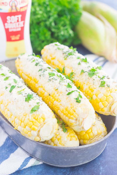 Parmesan Herb Corn on the Cob Parmesan Herb Corn on the Cob