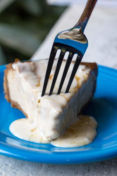 Instant Pot Eggnog Cheesecake Instant Pot Eggnog Cheesecake