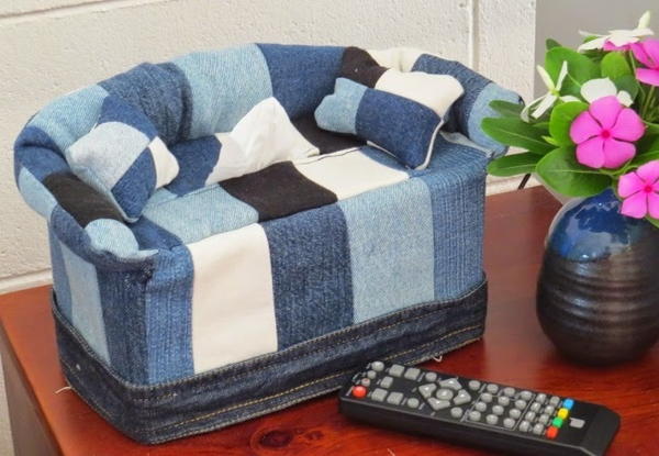 Old Jeans Mini Sofa