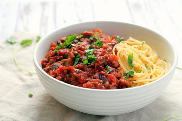 Lentil Spaghetti Bolognese Lentil Spaghetti Bolognese