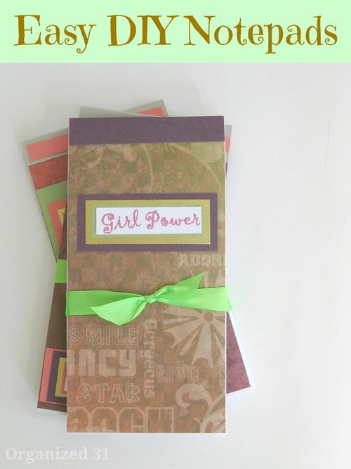 Easy DIY Notepad Easy DIY Notepad