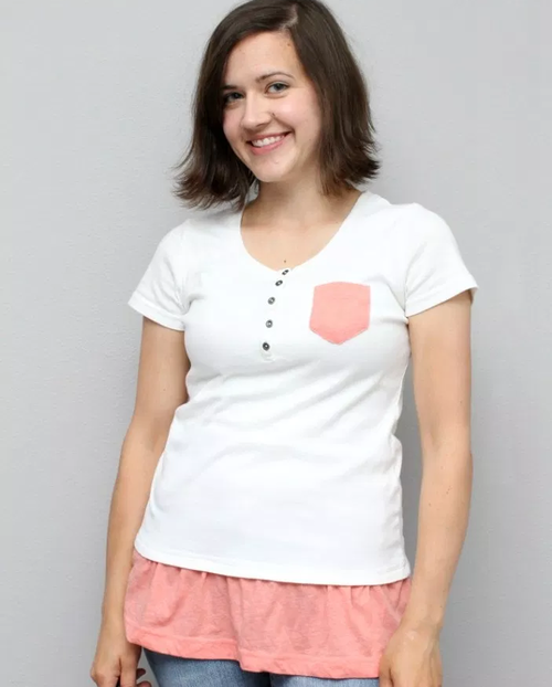 Short T-Shirt Refashion Short T-Shirt Refashion