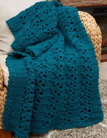 Falling Leaves Afghan Pattern