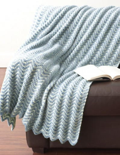 Water Ripples Crochet Afghan