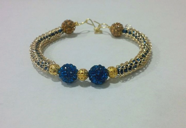 Viking Knit Beaded Bracelet Viking Knit Beaded Bracelet