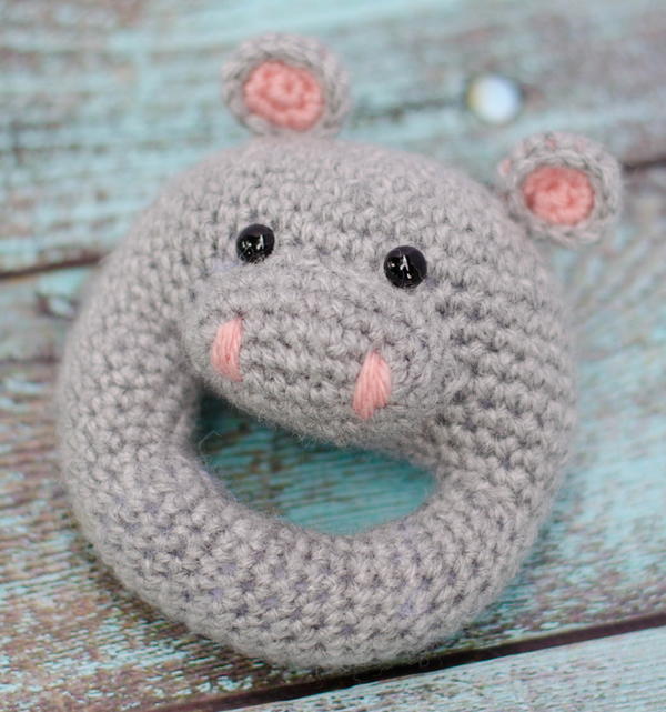 Hippo Crochet Rattle Pattern Hippo Crochet Rattle Pattern