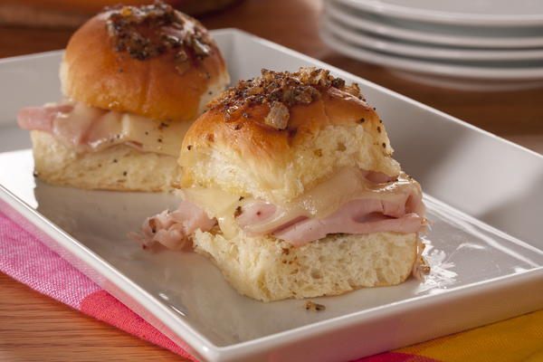 Baked Ham Swiss Sliders