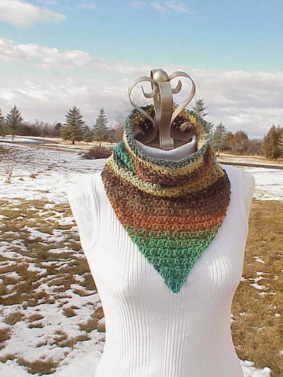 Southwestern Crochet Cowl