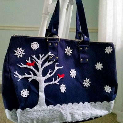 Snowy Scene Bag Transformation
