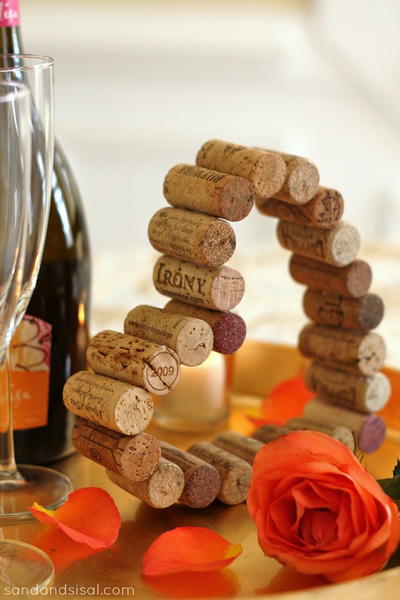 Wine Cork Heart Wine Cork Heart