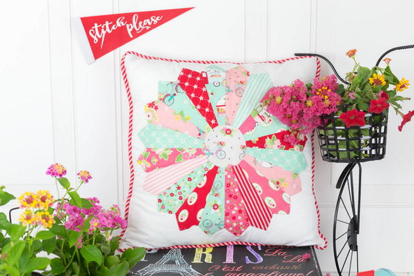 How to Make a Dresden Plate Pillow How to Make a Dresden Plate Pillow