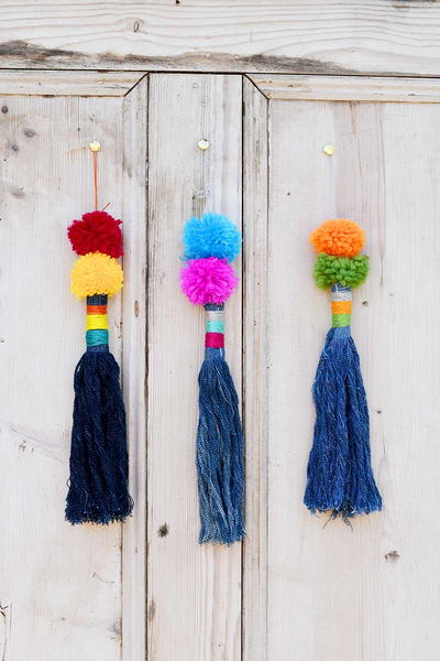 DIY Repurposed Denim Tassels DIY Repurposed Denim Tassels