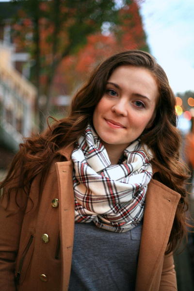 Fall Plaid DIY Blanket Scarf Fall Plaid DIY Blanket Scarf