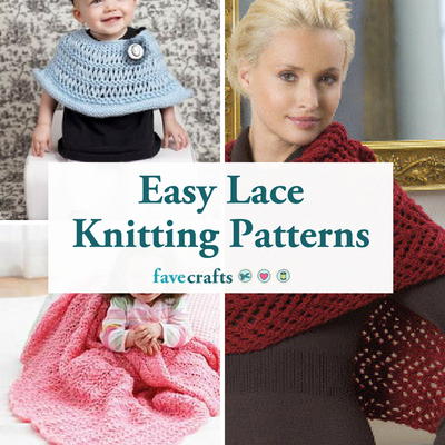 21 Easy Lace Knitting Patterns