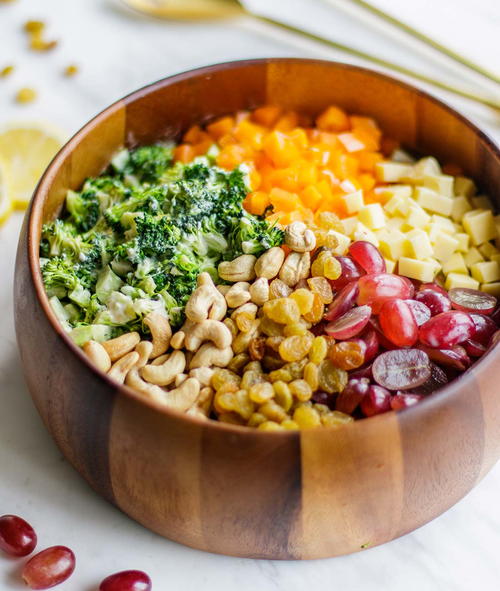 Mayo Free Broccoli Salad Mayo Free Broccoli Salad