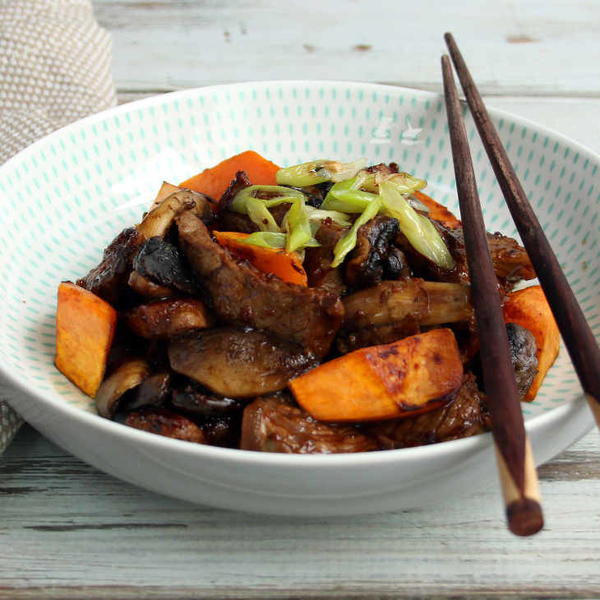 AIP Beef Teriyaki Recipe with Sweet Potato Chunks AIP Beef Teriyaki Recipe with Sweet Potato Chunks