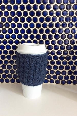 Puff Stitch Coffee Cup Sleeve