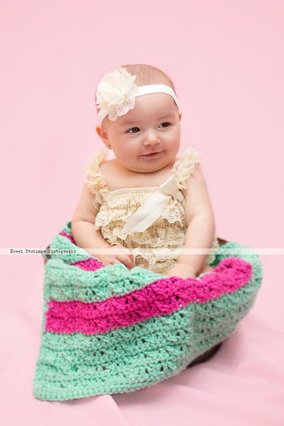 Crisscross Sherbet Baby Blanket Crisscross Sherbet Baby Blanket