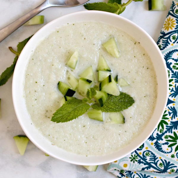 Vegan Cold Cucumber Soup Vegan Cold Cucumber Soup