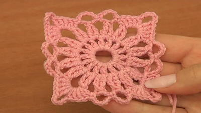 Crochet Small Square Motif