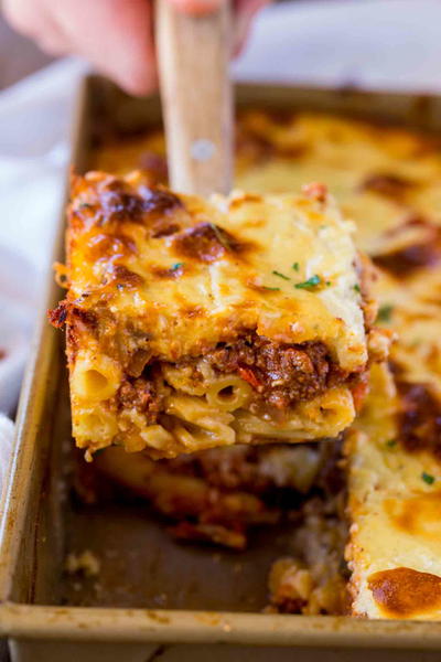 Greek Pastitsio Bake Greek Pastitsio Bake