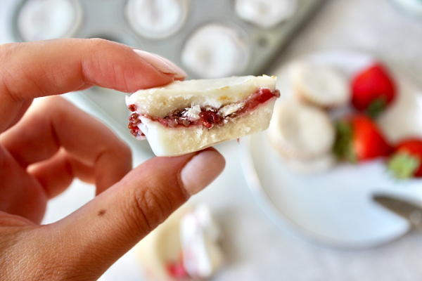 Strawberry Chia Coconut Butter Cups Strawberry Chia Coconut Butter Cups