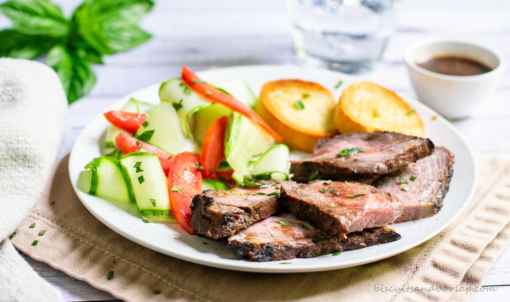 Marinated Grilled Chuck Roast