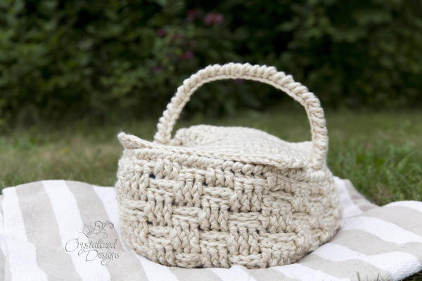 Crochet Picnic Basket Crochet Picnic Basket
