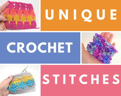 26 Unique Crochet Stitches