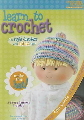 Learn to Crochet Baby Hat Kit
