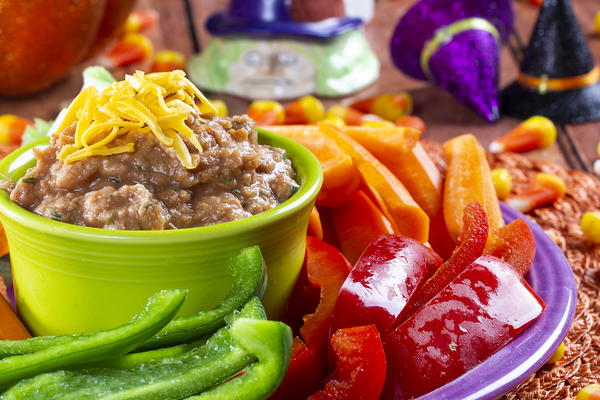 Boo-tiful Bean Dip