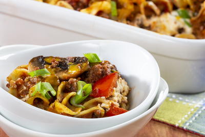 Healthier Hamburger Casserole