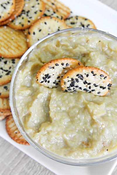 Eggplant Dip with Lemon Juice Onion Eggplant Dip with Lemon Juice & Onion