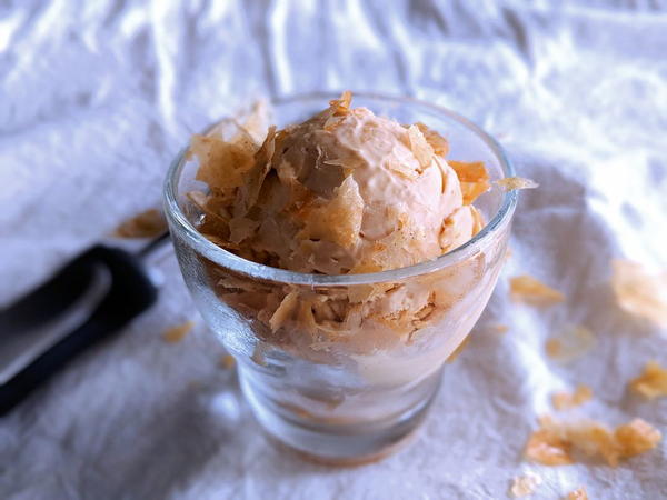 Salted Caramel Two Ingredient Ice Cream