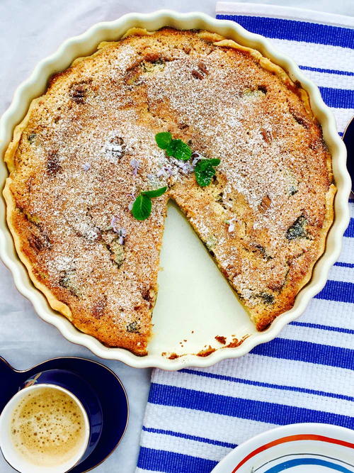 Almond Apricot and Limoncello Tart Almond, Apricot and Limoncello Tart