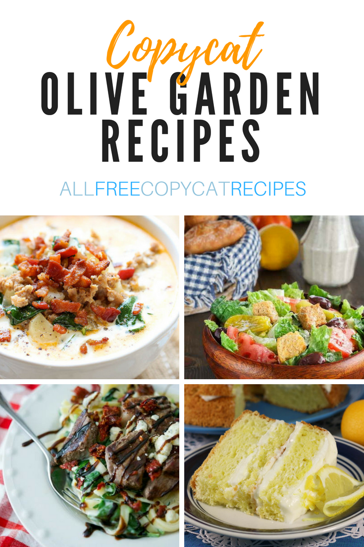 34 Olive Garden Copycat Recipes Allfreecopycatrecipes Com