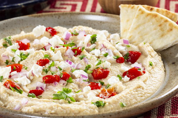 Dressed-Up Hummus