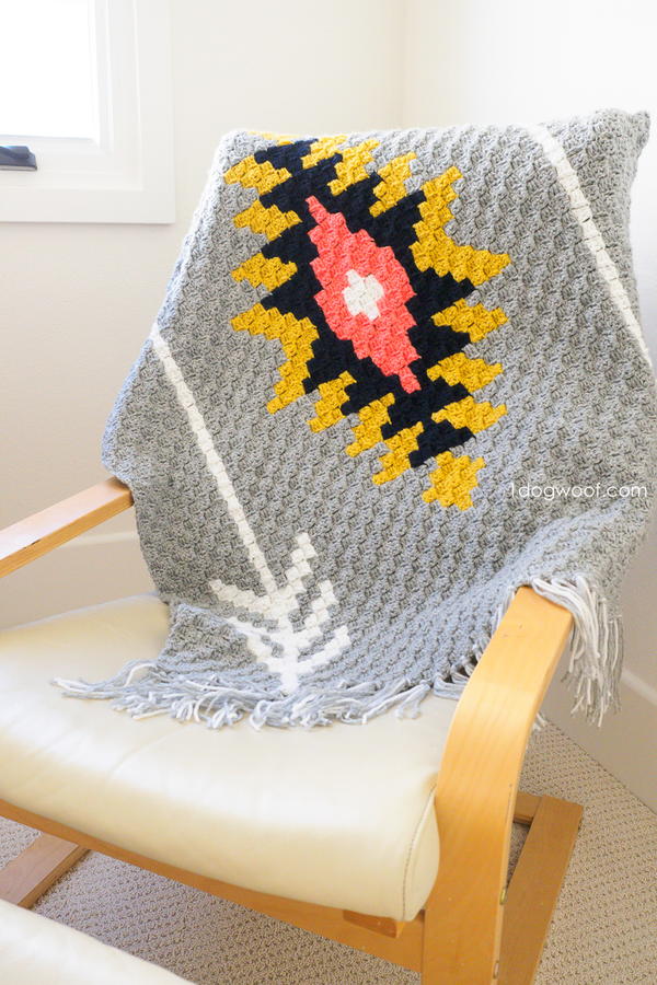 Southwest Sunburst C2C Afghan Pattern Southwest Sunburst C2C Afghan Pattern